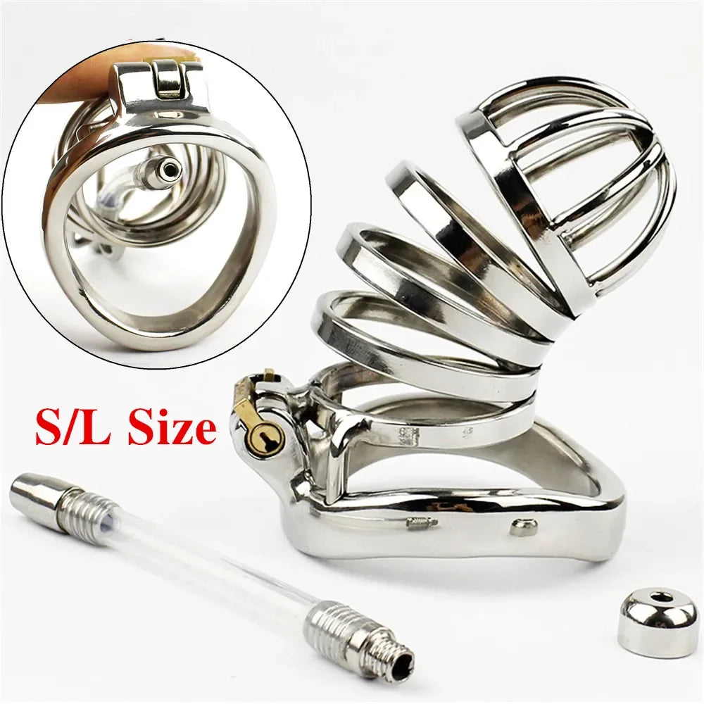 Lockable Stainless Steel Chastity Cage