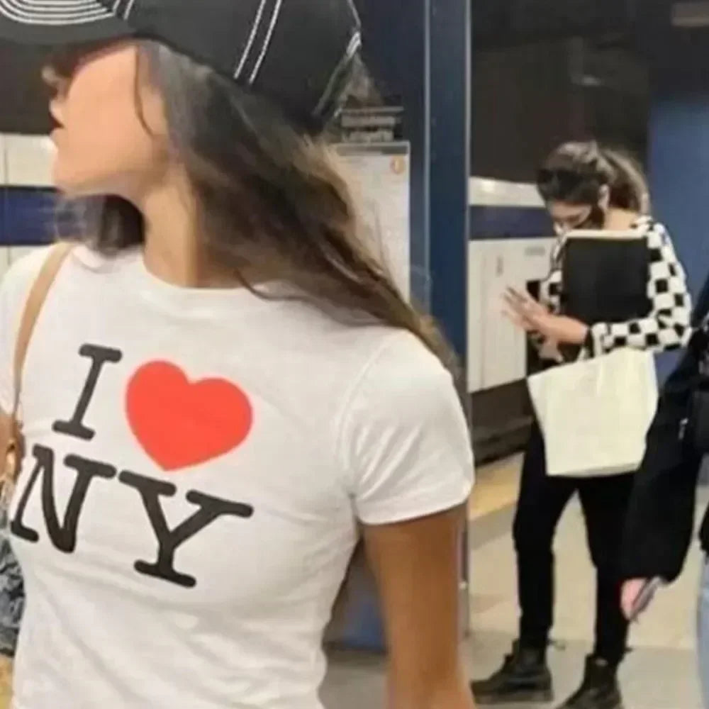 “I Love NY” Y2K Baby Tee
