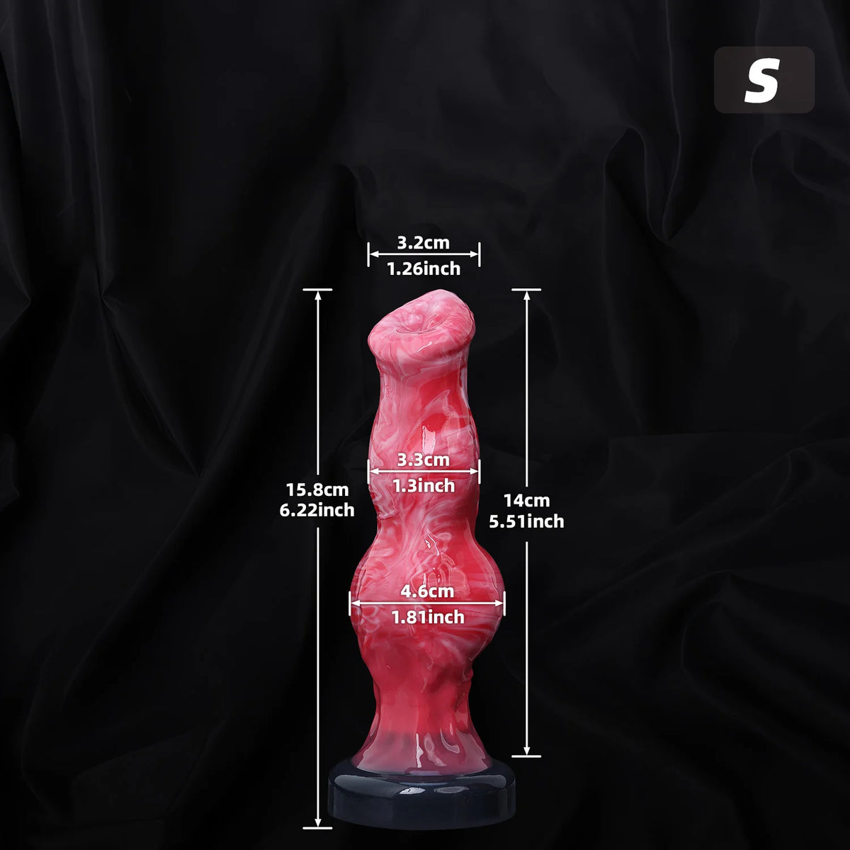 Soft Monster-Style Anal Dildo & Plug