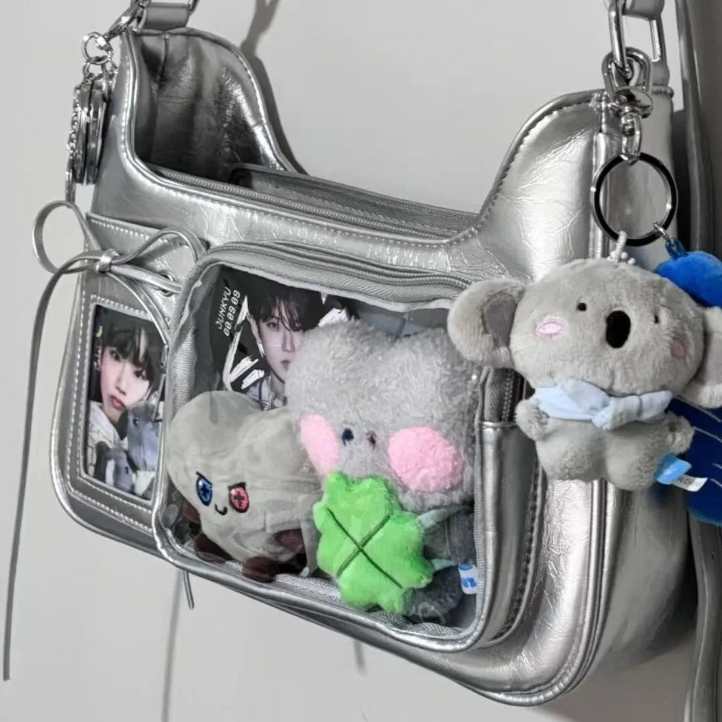 Harajuku Transparent Ita Shoulder Bag