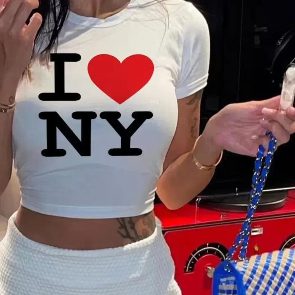 “I Love NY” Y2K Baby Tee