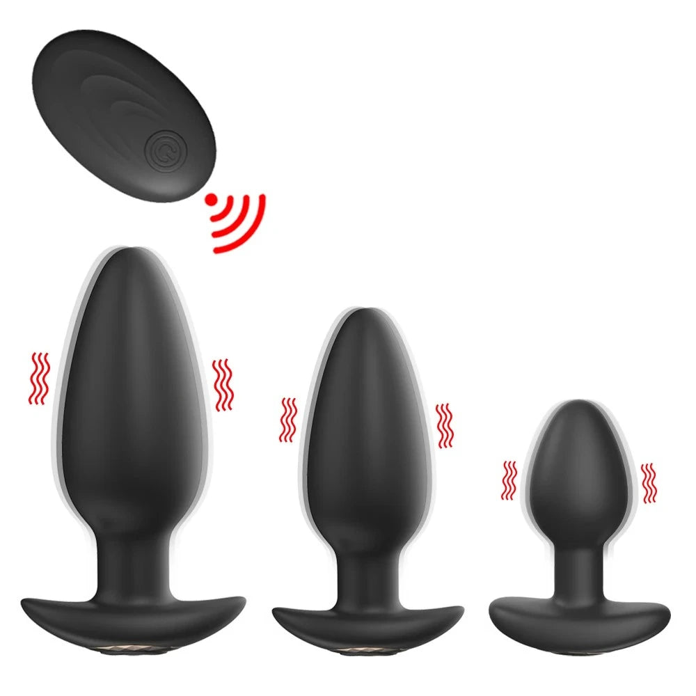 Wireless Remote Vibrating Anal Plug