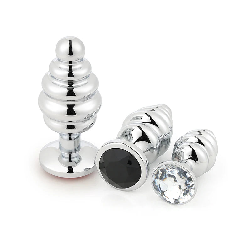 Crystal Stainless Steel Anal Plug