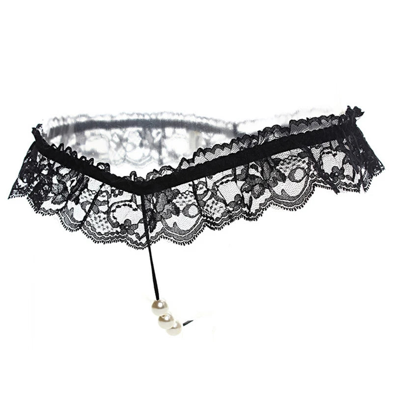 Sexy Lace G String Underwear Women Embroidery Low Waist Thongs Hollow G-String Panties Intimates Underpants