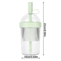 17 oz Reusable Coffee Tumbler with Lid & Straw