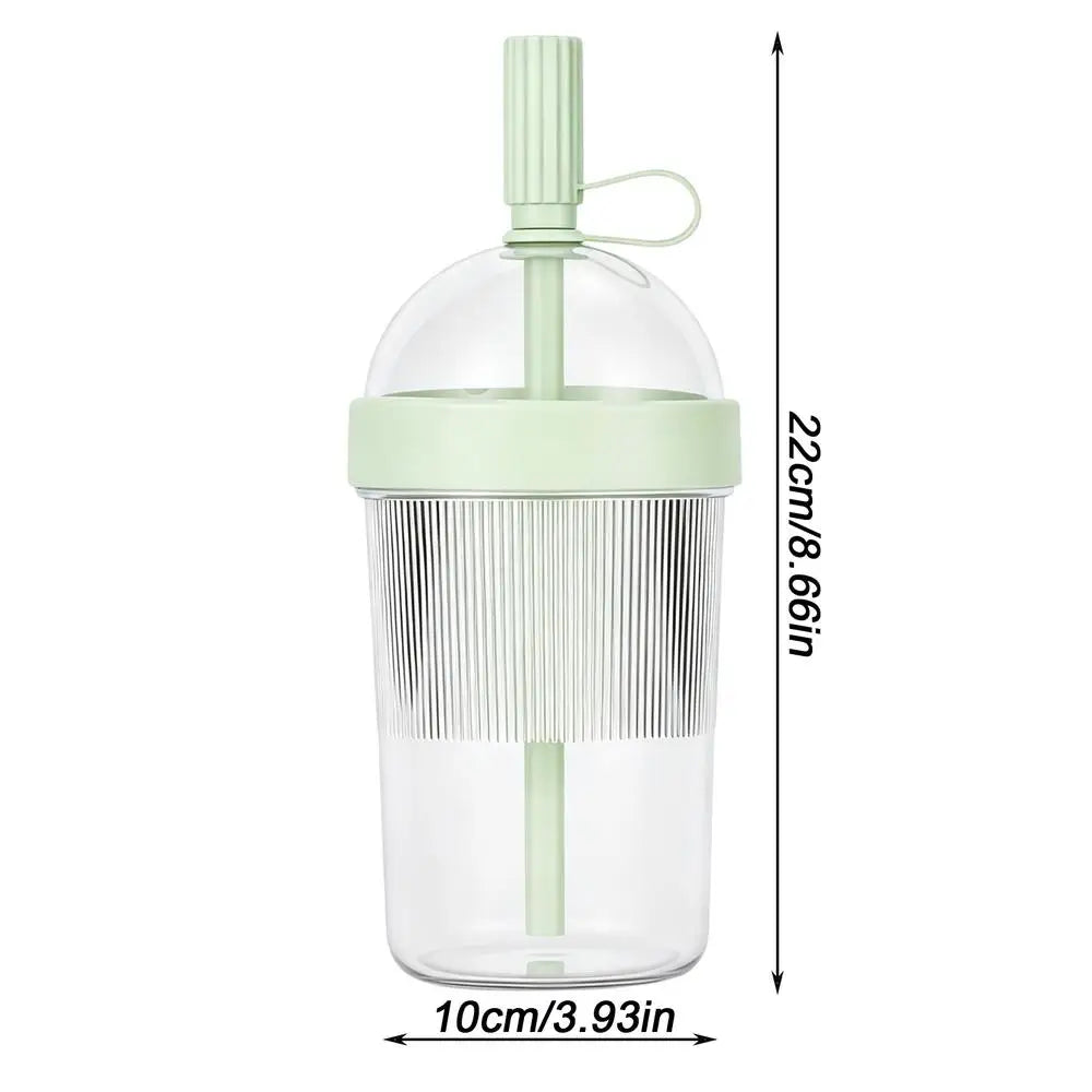 17 oz Reusable Coffee Tumbler with Lid & Straw