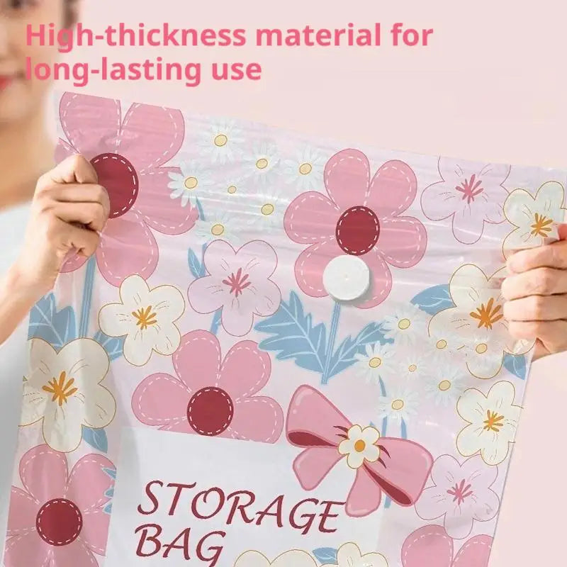 Vacuum Storage Bag Space Saver Compression For Comforters And Blankets Sealer Clothes Travel Packing Organizer
