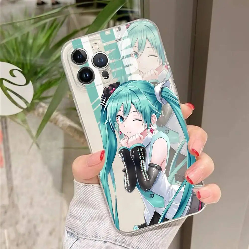Transparent Hatsune Miku iPhone Case