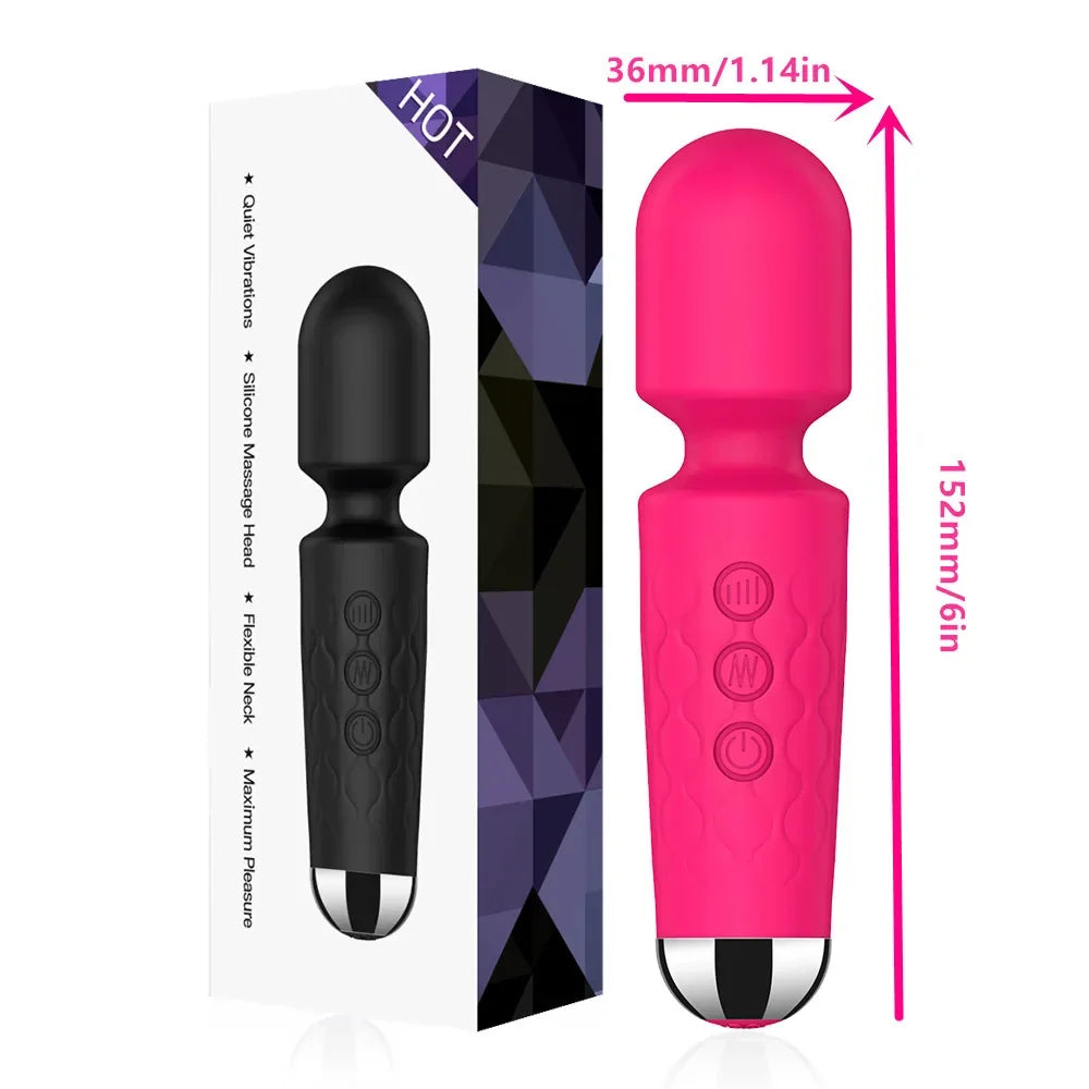USB-Rechargeable Wand Vibrator