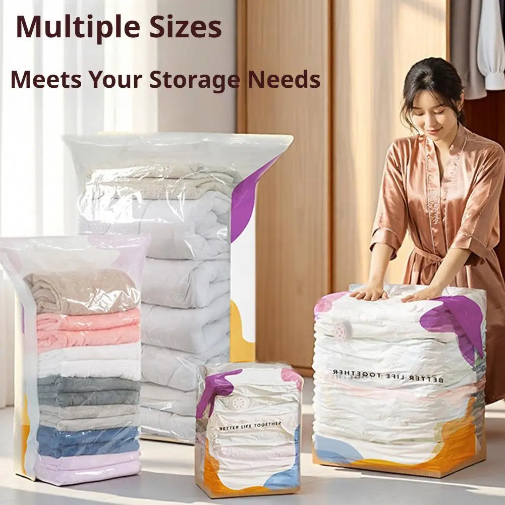 Extra-Large Reusable No-Pump Compression Storage Bag