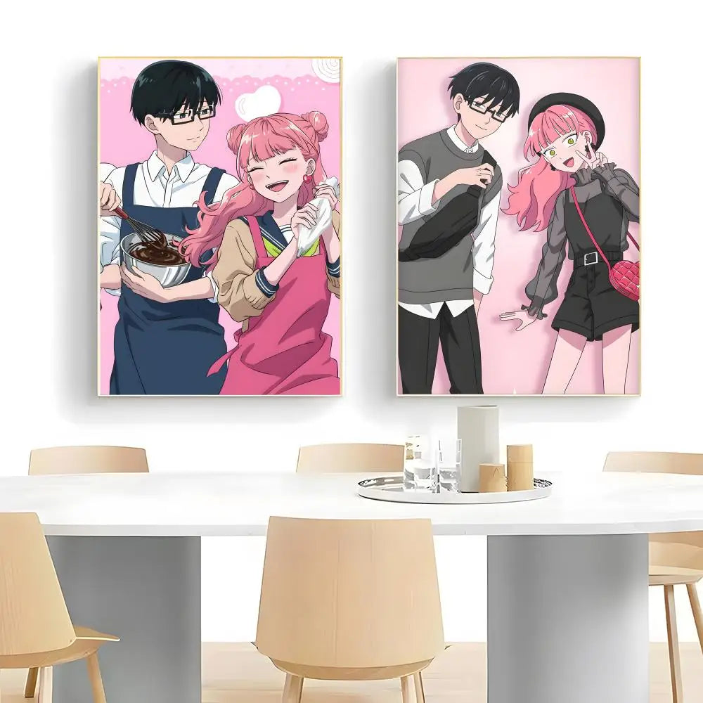 You and I Are Polar Opposites Self-Adhesive Anime Poster