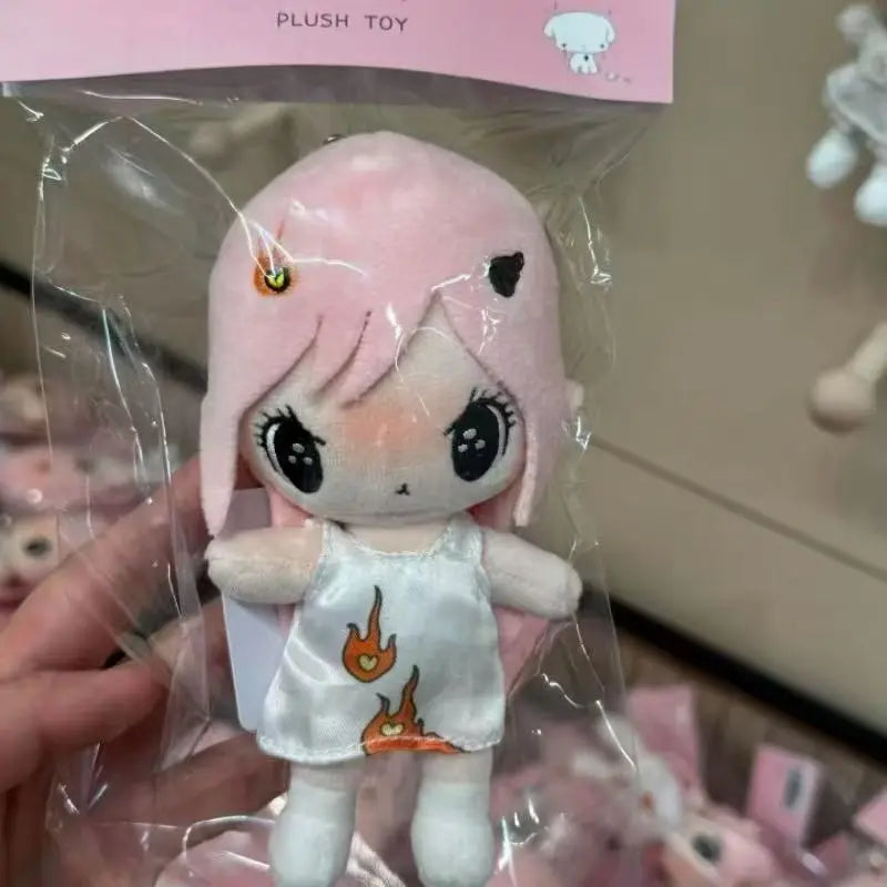 Kawaii Plush Anime-Style Doll Bag Charm Keychain