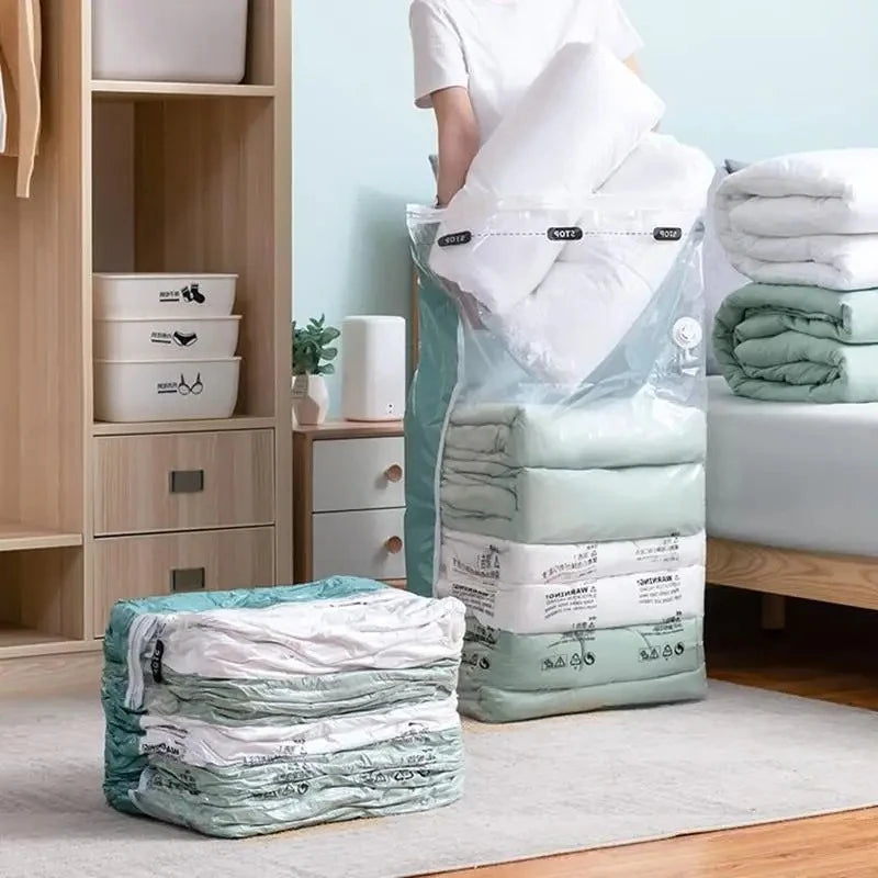 Extra-Large No-Pump Compression Storage Bags
