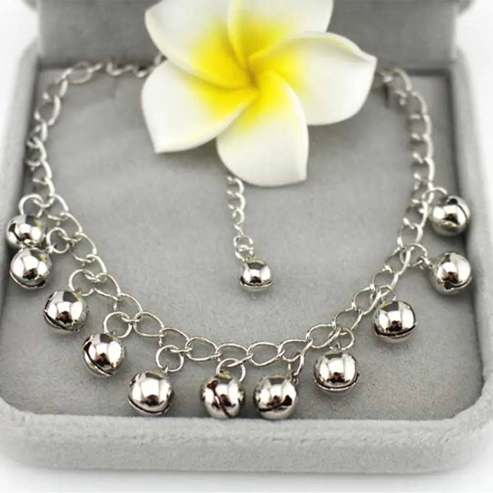 Barefoot Fashion Jewelry Foot Jewelry Simple Bell Bell Anklet Ankle Chain Anklet Beach Anklet