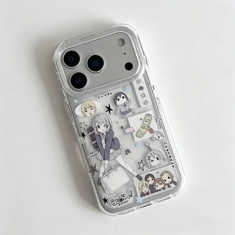 Anime Girl Soft Phone Case for iPhone