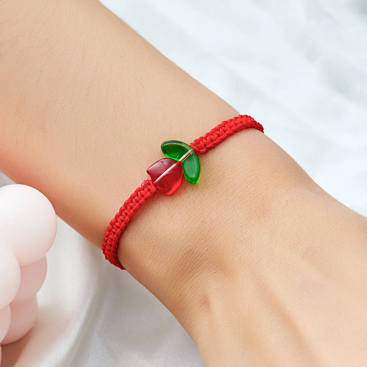 Colorful Flower Friendship Bracelet