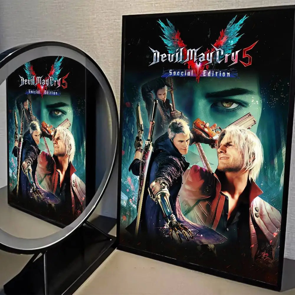 Devil May Cry Vintage Game Art Poster