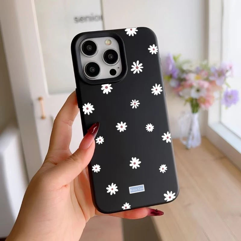 Daisy Flower Shockproof Phone Case for iPhone