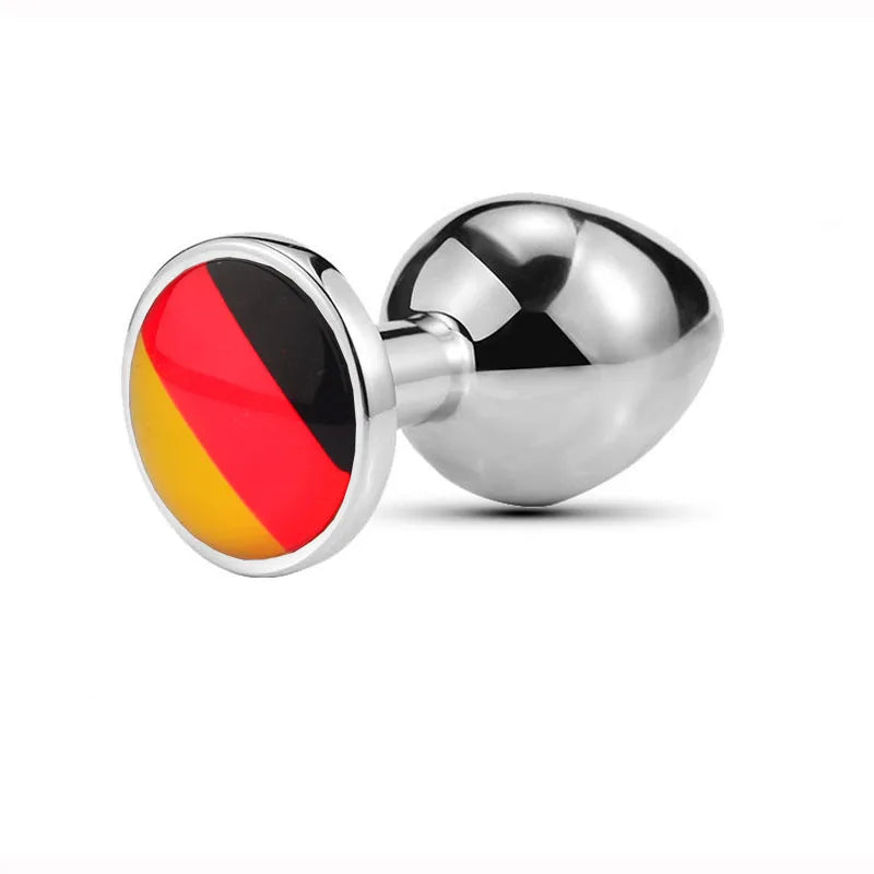 Waterproof Stainless Steel Jewelry Anal Plug
