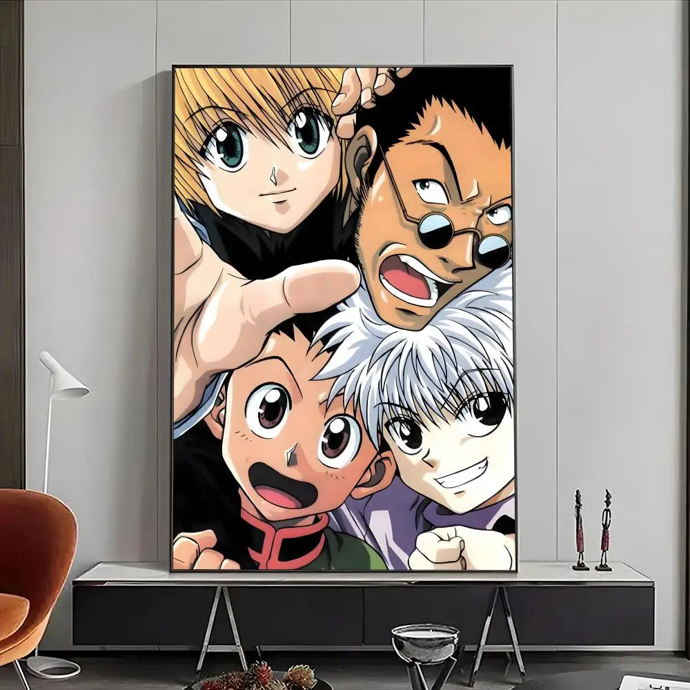 H-Hunter × Hunter Poster High-Definition Posters, Wall Art for Living Room and Home Decor.