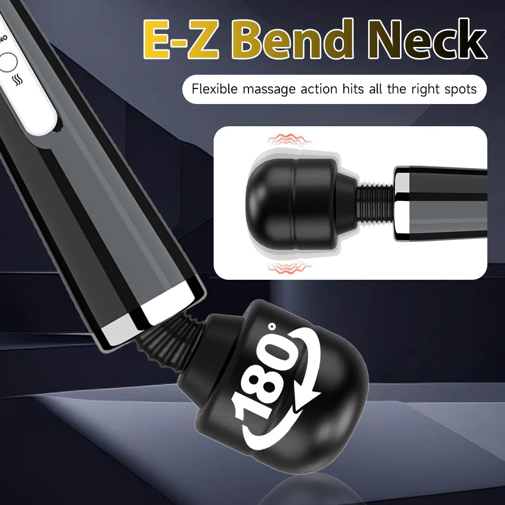 10-Speed Handheld Vibration Body Massager