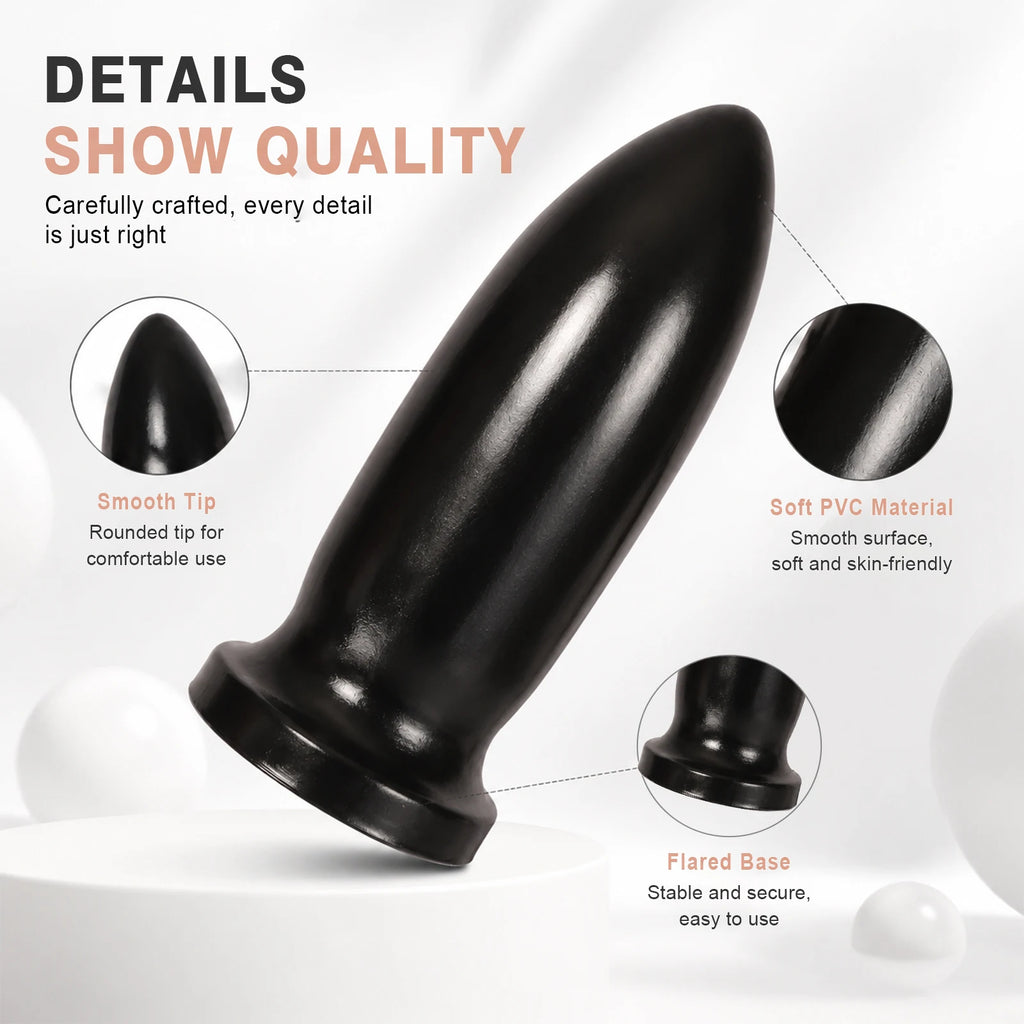 Extra-Large Beaded Anal Plug