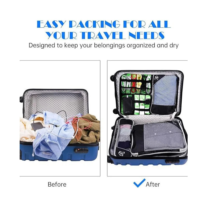 5-Piece Mesh Travel Packing Cube Set