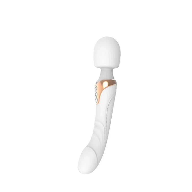 Silicone Rechargeable 10-Mode Wand Vibrator