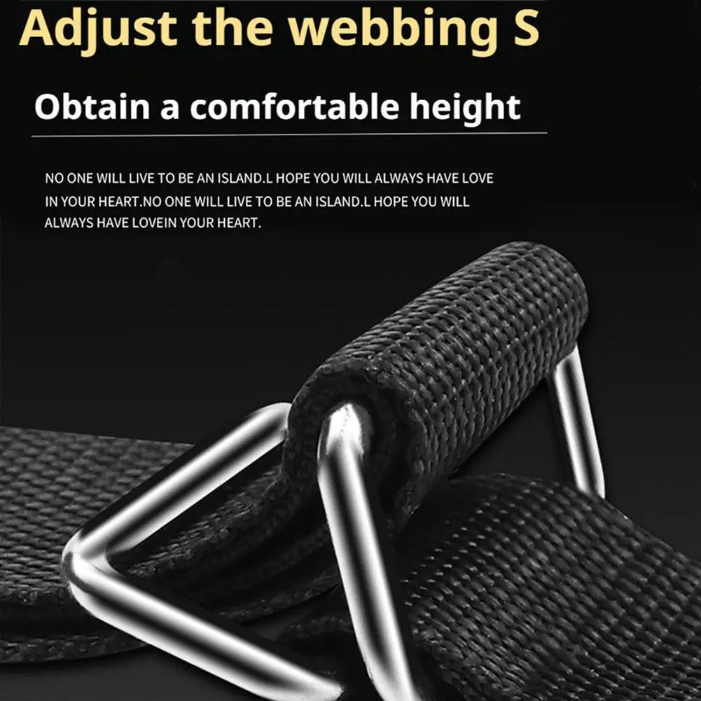 Adjustable Door-Mount Swing with Hand & Foot Straps