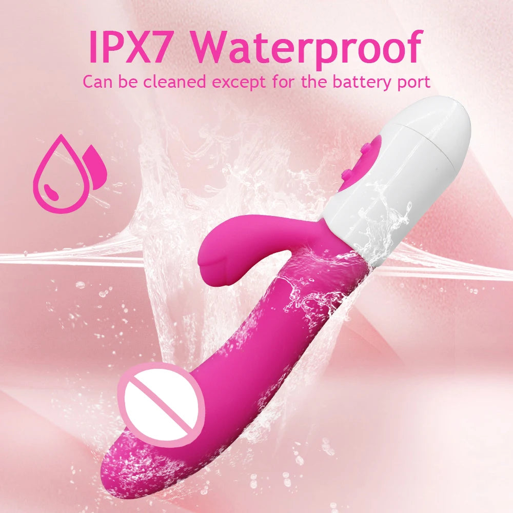 Realistic Dildo Rabbit Vibrator for Women G Spot Clitoral Stimulator  10 Mode Female Masturbator Adult Sex Toys Sexual Wellness
