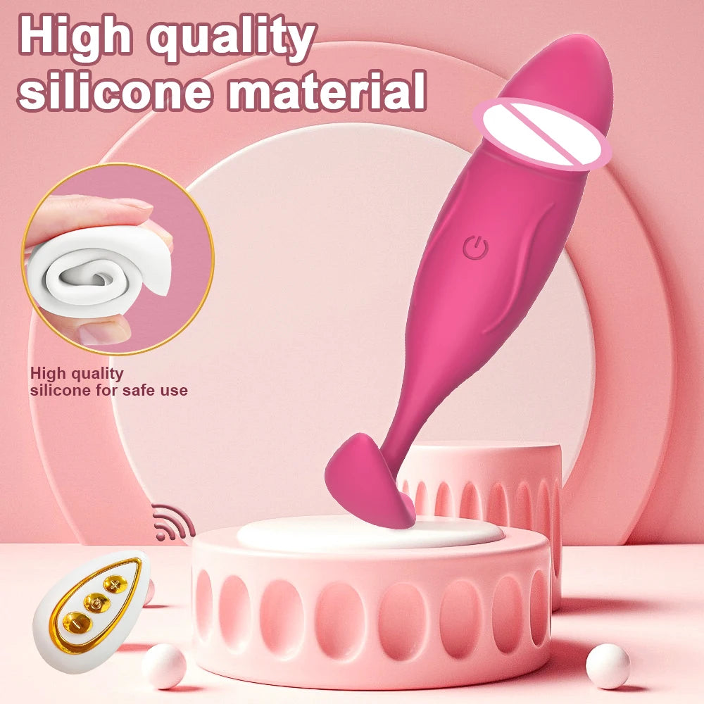 Remote-Control Vibrating Anal Plug