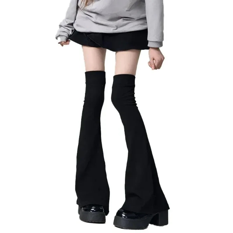 Harajuku Punk Over-Knee Horn-Cuff Leg Warmers