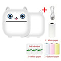Mini Pocket Thermal Printer Bluetooth USB Rechargeable Instant Phone Photo Label Sticker Printer Notes Graffiti AI Drawings