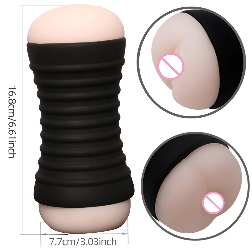 Dual-Sided Realistic Male Stroker