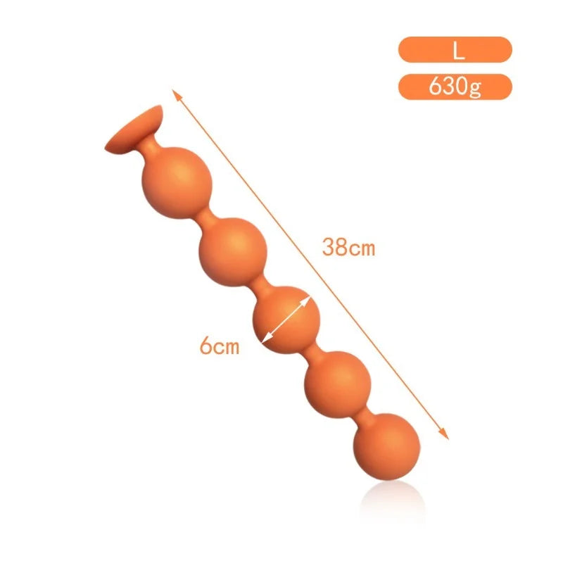 Large Silicone Anal Bead & Plug