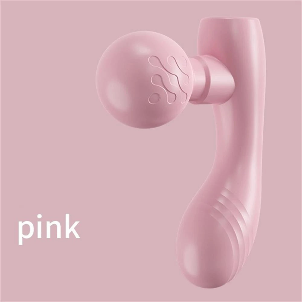 Rechargeable Dual-Head Dual-Motor Mini Massager
