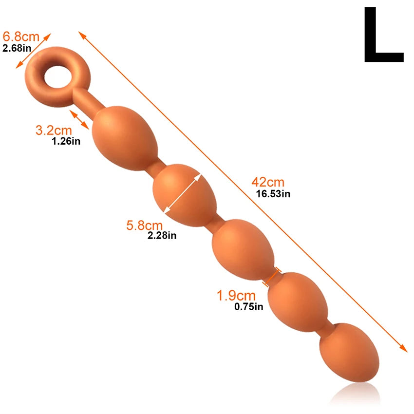 Soft Silicone Beginner Anal Bead Set
