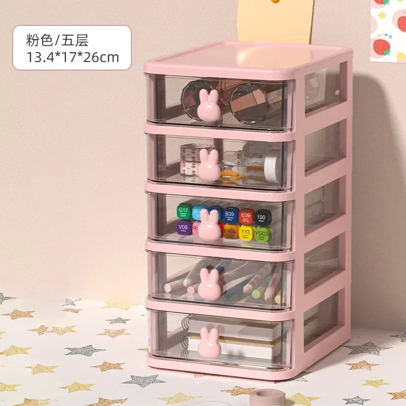 Clear 2–4 Tier Drawer Organizer