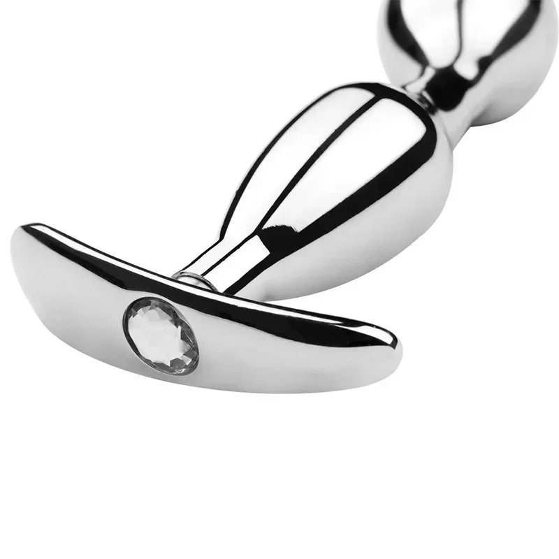 Stainless Steel Anchor-Base Anal Plug