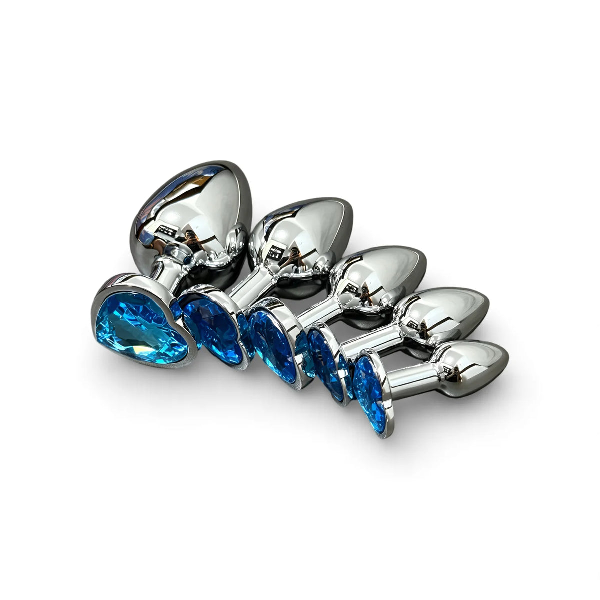 Jewelry-Base Metal Anal Plug Set – 5 Sizes
