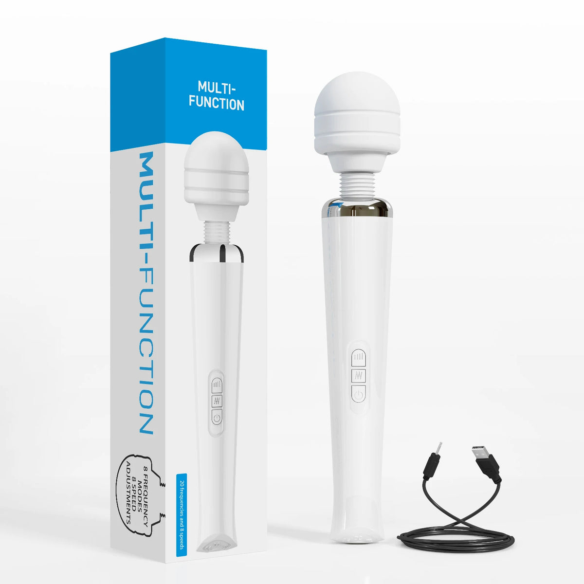 USB-Rechargeable Magic Wand Vibrator
