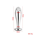 Stainless Steel Crystal Anal Plug Set