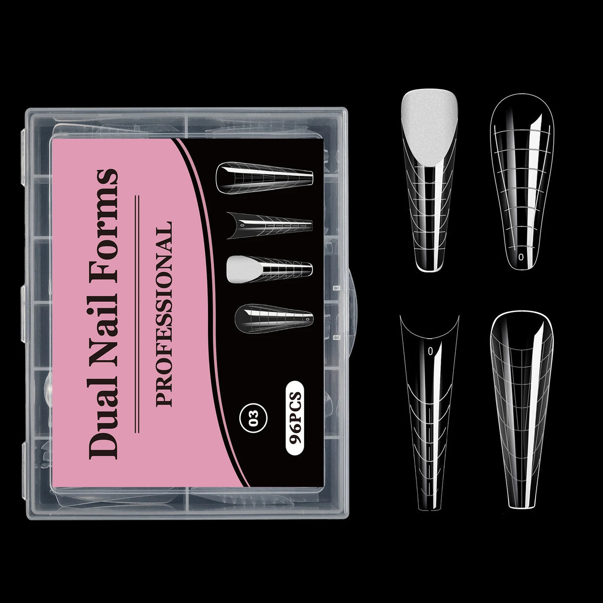 Full-Cover Acrylic Nail Extension Tips
