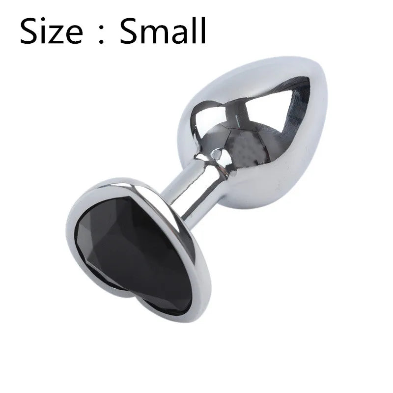 Beginner Stainless Steel Crystal Anal Plug