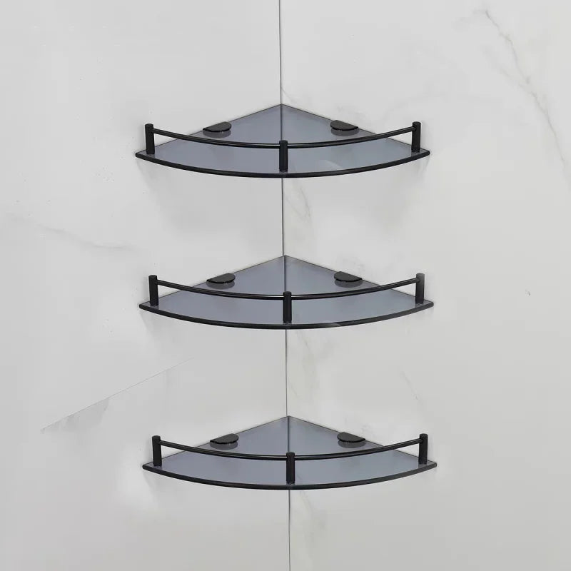Corner Bathroom & Kitchen Storage Shelf