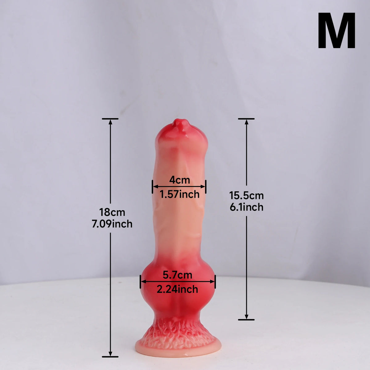 Giant Animal-Style Dildo with Suction Cup