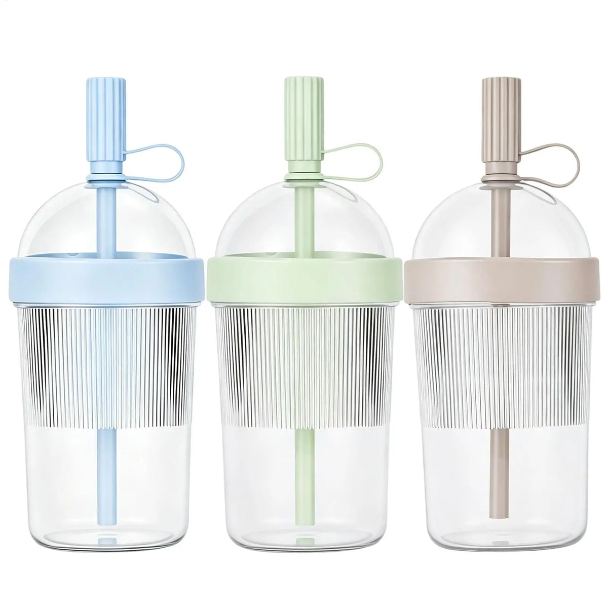 17 oz Reusable Coffee Tumbler with Lid & Straw