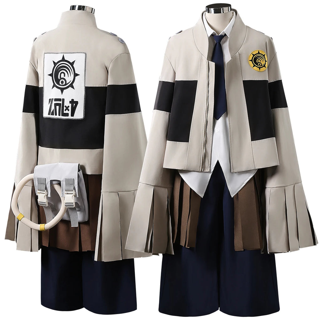 HOLOUN Gachiakuta Anime Tamsy Caines Cosplay Costume Convention Halloween Christmas Embroidery Jacket Shirt Pants Waist Bag