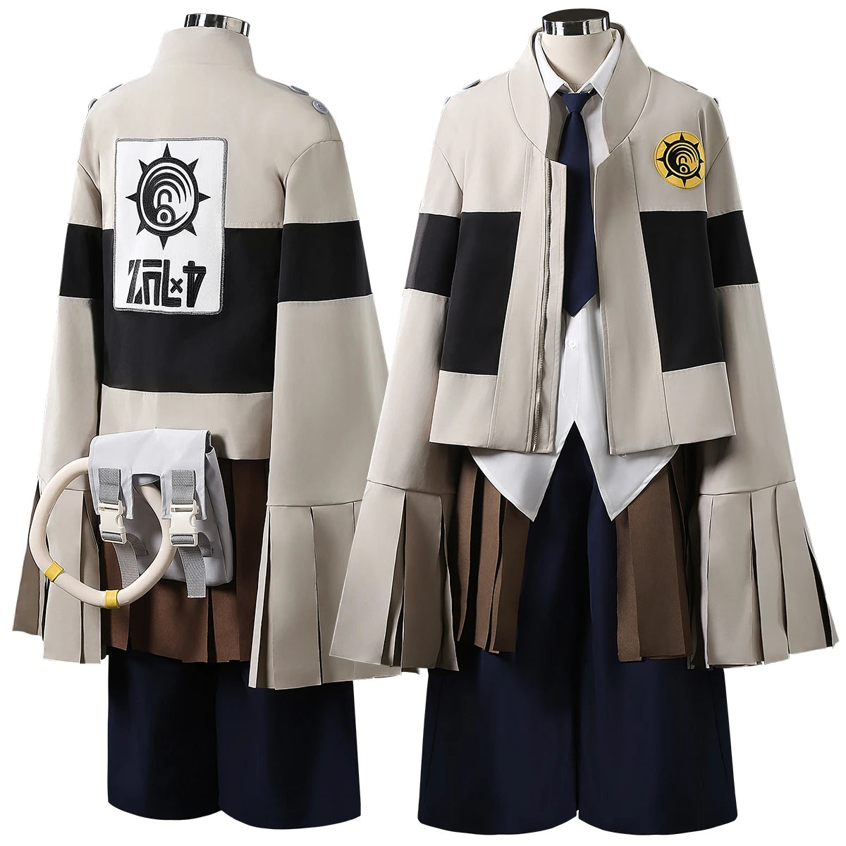 HOLOUN Gachiakuta Anime Tamsy Caines Cosplay Costume Convention Halloween Christmas Embroidery Jacket Shirt Pants Waist Bag