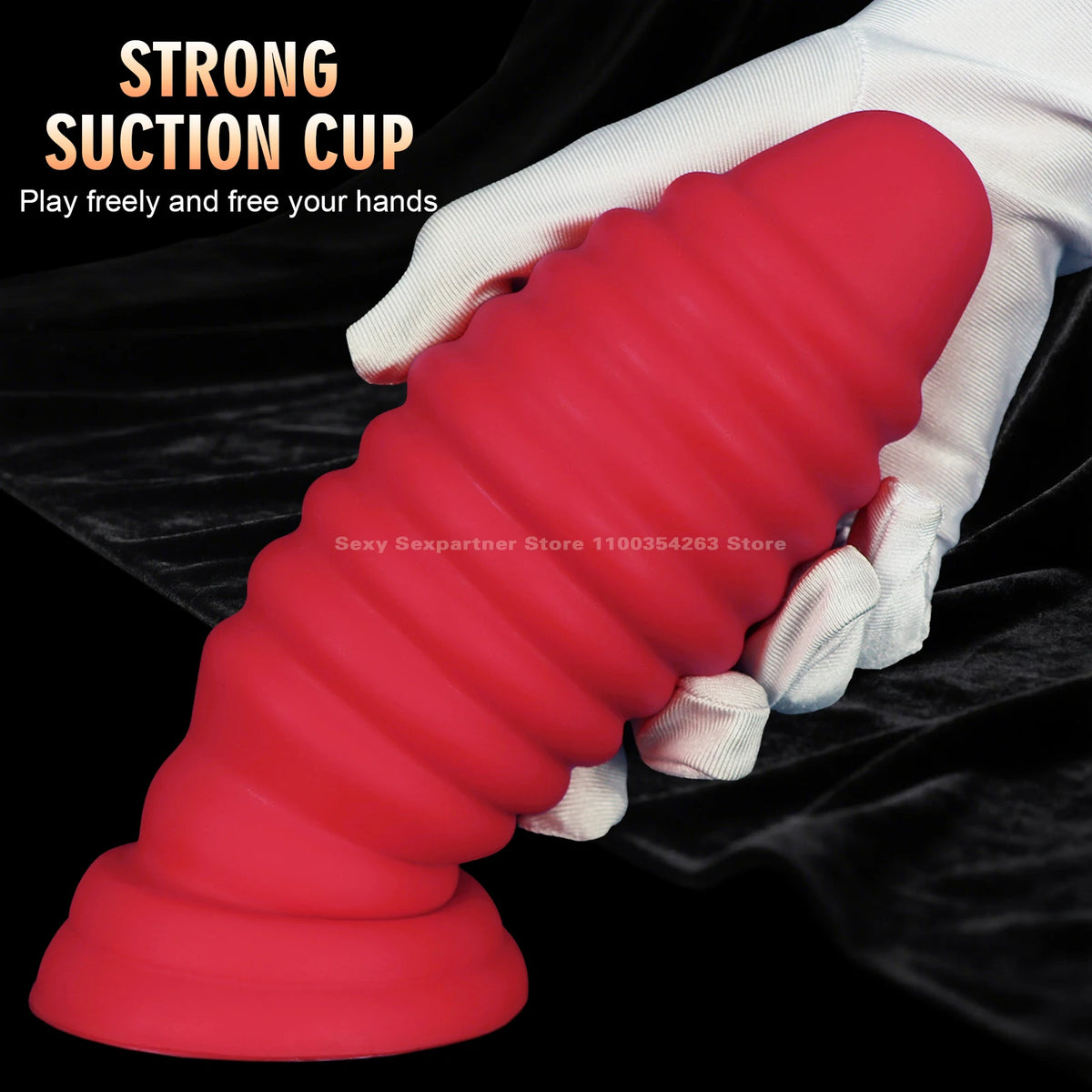 Rotating Bolt-Style Silicone Anal Plug